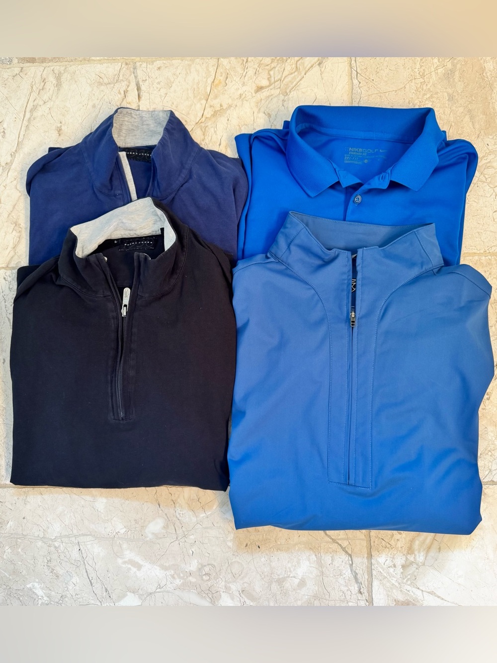 Bobby jones Nike cotton pullover long sleeve golf windbreaker shirts jacket